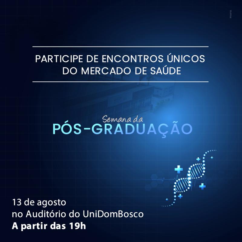 Semana da Pós-Graduação dia 1 (13/08) FDBD0361403 Semana da Pós-Graduação dia 1 (13/08) FDBD0361403