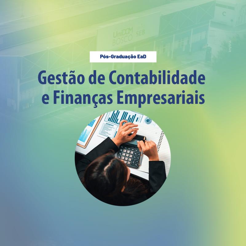 Gestão de Contabilidade e Finanças Empresariais - 6 Meses FDBANAQ3TNU02 Gestão de Contabilidade e Finanças Empresariais